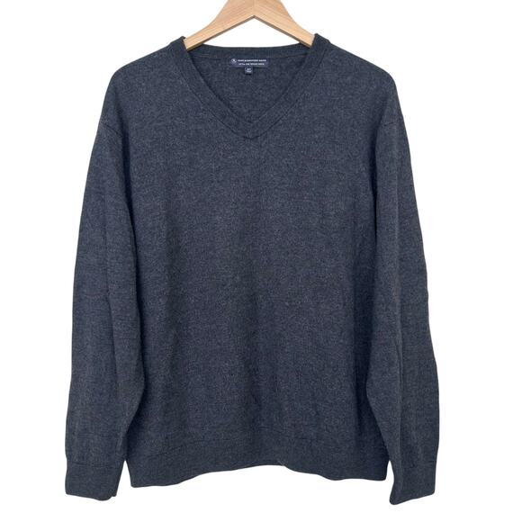 Hart Schaffner Marx Gray Merino Wool Sweater Sz 3XT - Picture 1 of 4